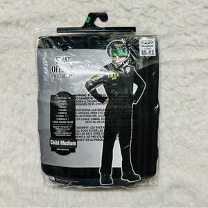 Kids SWAT Officer Costume - Black and Green